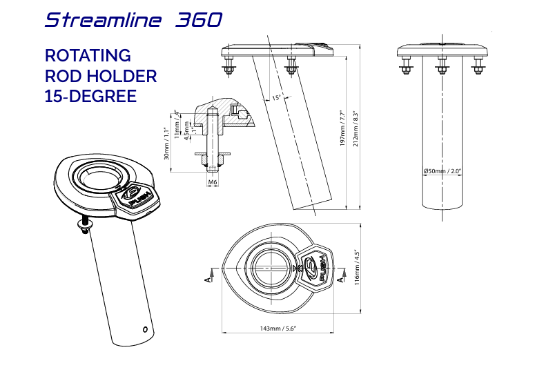 Streamline 360/15-Degree (Rotating)