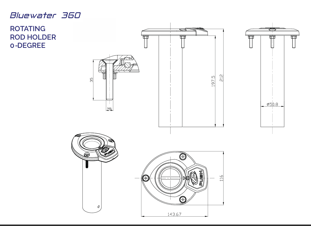 Bluewater 360/0-Degree (Rotating)