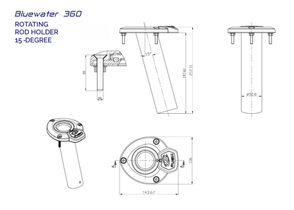 Bluewater 360/15-Degree (Rotating)