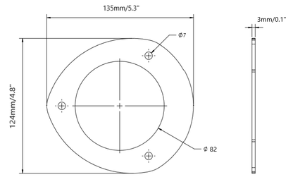 Universal Backing Plate.